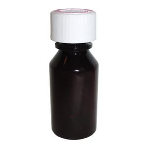 Syrup Bottle Plastic 1oz Amber Reusable 100/Ca