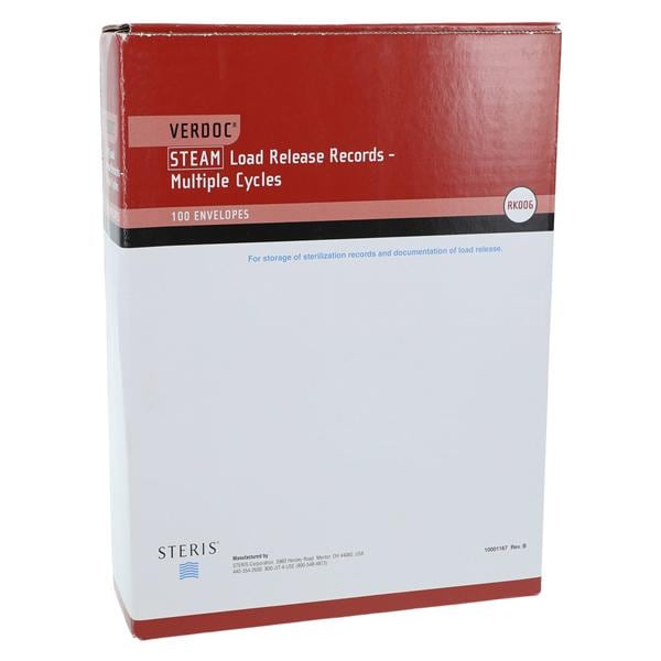 Verdoc Sterilization Record Envelope 100/Bx