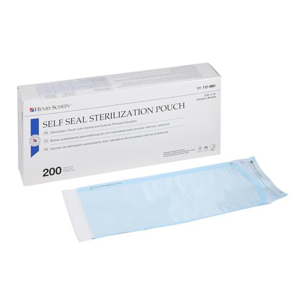 Sterilization Pouch Self Seal 5.25 in x 12 in 200/Bx