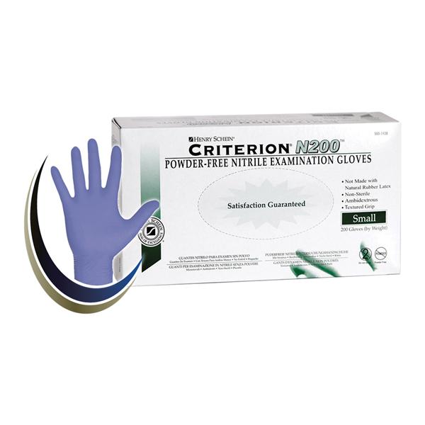 Criterion N200 Nitrile Exam Gloves Small Blue Non-Sterile 2000/Ca