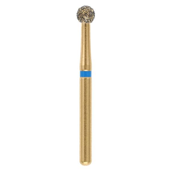 Maxima Gold Diamond Bur Friction Grip Medium G801-023M 5/Pk
