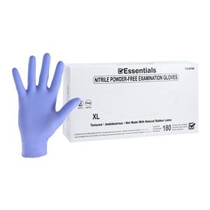 Essentials 200 Nitrile Exam Gloves X-Large Periwinkle Non-Sterile 180/Bx