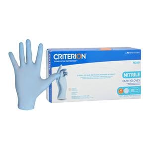 Criterion N300 Nitrile Exam Gloves X-Large Ice Blue Non-Sterile 250/Bx