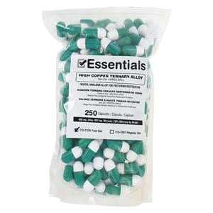 Essentials Alloy Capsules Single Spill Fast Set 250/Pk