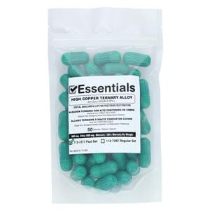 Essentials Alloy Capsules Double Spill Fast Set 50/Pk