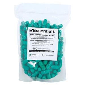 Essentials Alloy Capsules Double Spill Fast Set 250/Pk