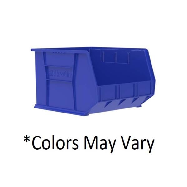 AkroBins Storage Bin Blue Polymer 18x16-1/2x11" 3/Cr