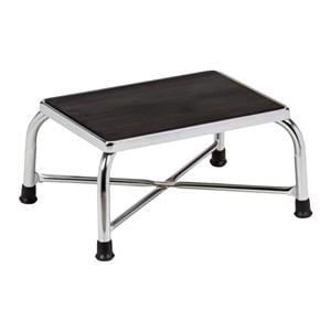 Step Stool Chrome 4 Leg Ea