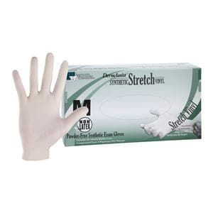 DermAssist Vinyl Exam Gloves Medium Tan Non-Sterile 1000/Ca