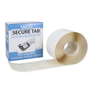 Snug Secure Tab Holders Light Beige Universal 300/Bx