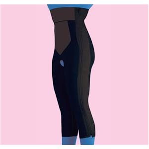 Compression Girdle Below Knee/High Waist 2XL 51-55" Black