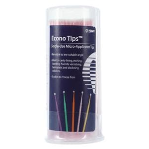Econo-Tips Bendable Micro Applicator Regular Pink 100/Pk
