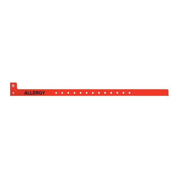 Sentry SuperBand Alert Wristband Polyester Red Adult / Pediatric 500/Bx