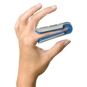 Fold Over Cot Splint Finger Size Large Aluminum 3.75