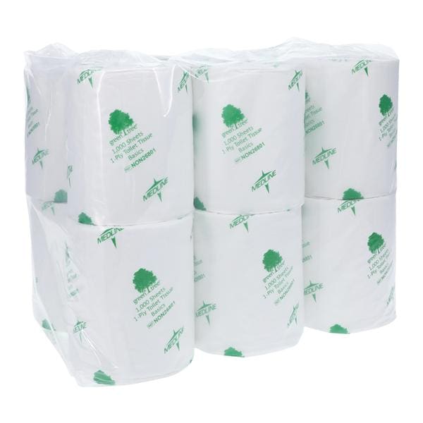 Green Tree Basics Toilet Tissue White 1 Ply 96Rl/Ca