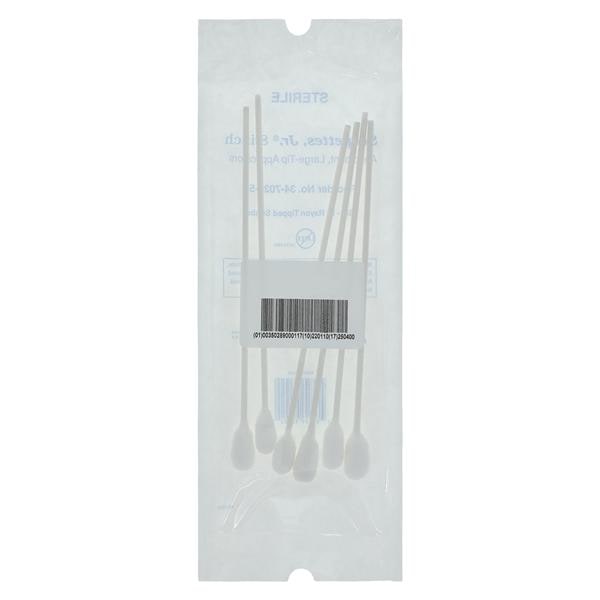 Scopettes Junior Swab Applicator 8 in Paper Shaft Sterile 6/Pk