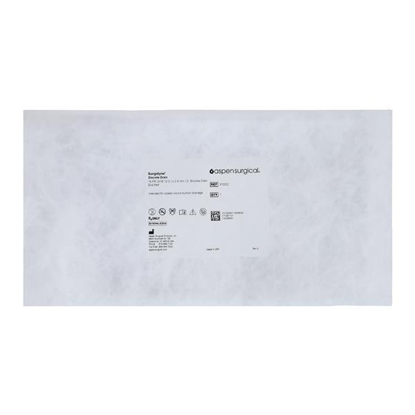 Discrete Drain Wound Silicone 15Fr End Perforated Round Tip Sterile 10/Ca