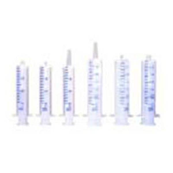 Norm-Ject Luer Lock Syringe 2mL Clear No Dead Space 100/Bx