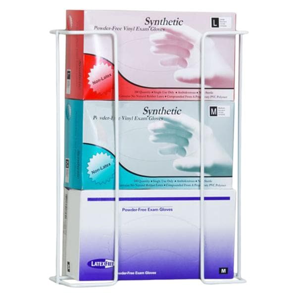 Steel Wire Glove Box Holder Triple Ea