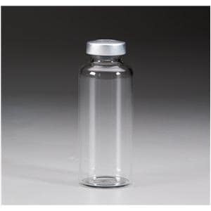 Empty Vial Borosilicate Glass Silver 30mL 10/Bx