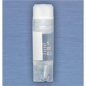 CryoClear Cryogenic Vial Polypropylene 1mL Attached Screw Cap 500/Ca