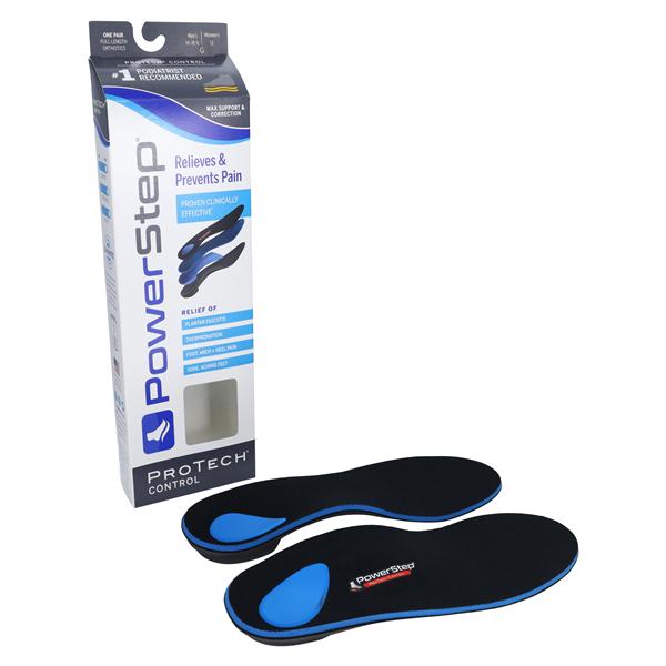Powerstep ProTech Control Insole Blue/Gray Full Length M10-10.5 / W 12-12.5