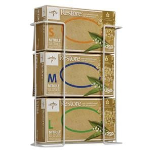 Coated Wire Glove Box Dispenser Triple 10/Bx