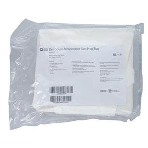 Dry Gauze Prep Tray Sterile