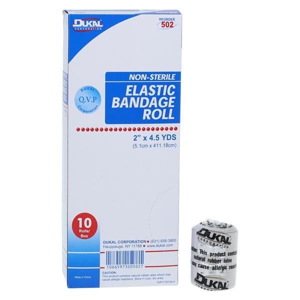 Stretch Bandage Elastic 2"x4.5yd Tan Non-Sterile 10/Bx, 5 BX/CA