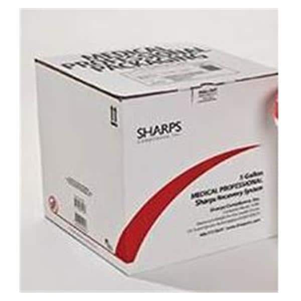 Replacement Mailer Box Red/White 8.5x12x12.25" Cardboard For Recovery System Ea
