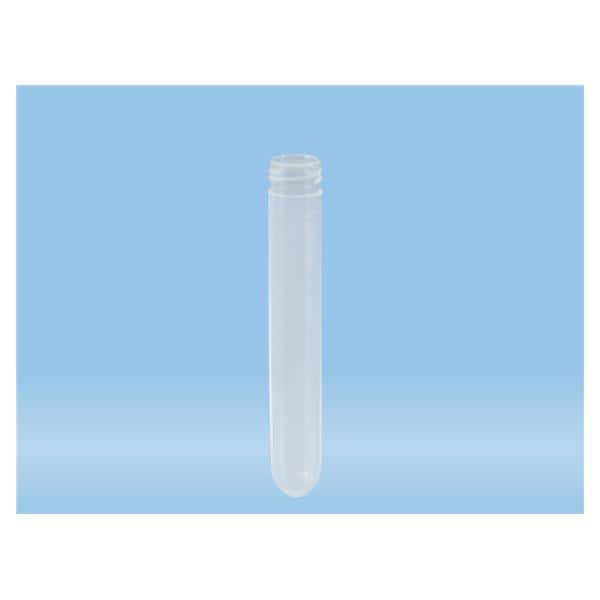 Test Tube Polypropylene 10mL 15.3x92mm Non-Sterile 100/Pk