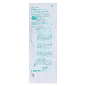IV Administration Set Needleless 84" 15 Drops/mL Priming Volume 15mL 50/Ca