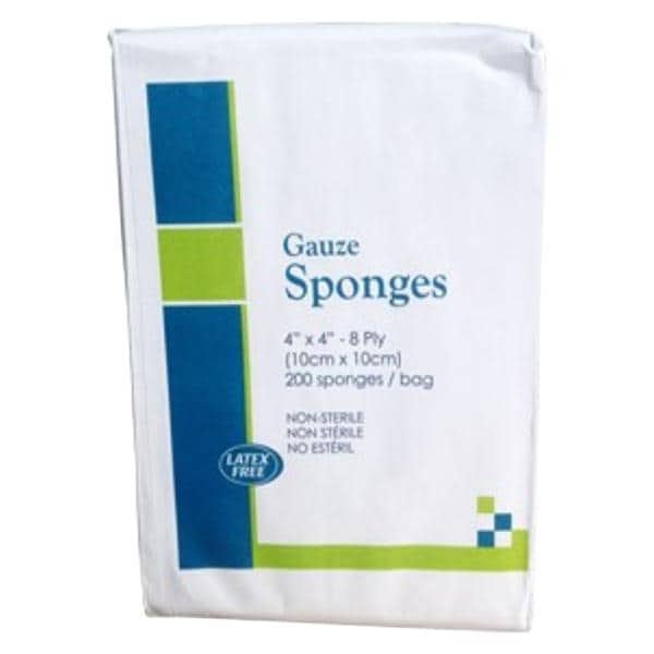 Medipore +Pad 100% Woven Cotton Gauze Sponge 4x4" 8 Ply Non-Sterile