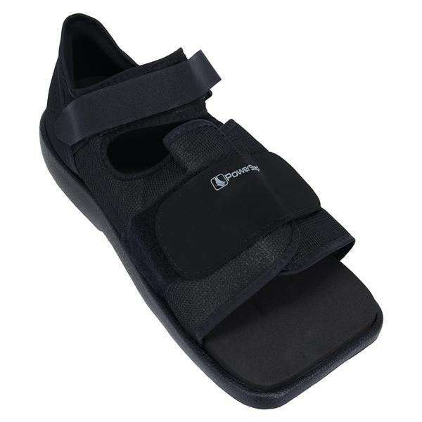 Powerstep Post-Op Shoe Foam/Mesh/Polyester Black Medium Men 11.5-12.5