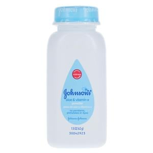 Johnson's Baby Powder Cornstarch/Aloe/Vitamin E 1.5oz/Bt