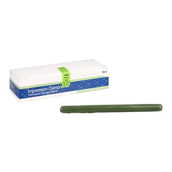 Impression Compound Sticks Green 15/Bx