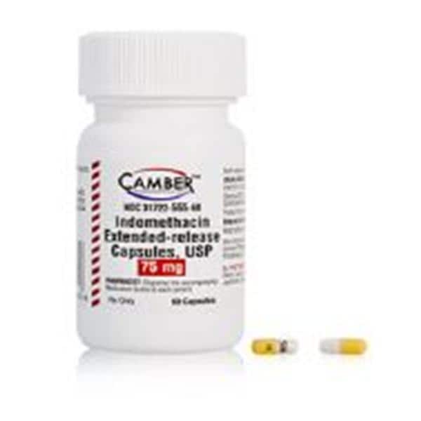 Indomethacin Extended-Release Capsules 75mg Bottle 60/Bottle Each