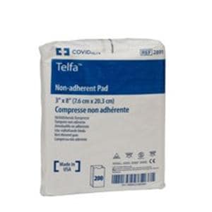 Telfa Foam Negative Pressure Pad 3x8" Sterile Non-Adherent Absorbent