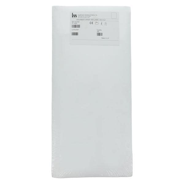 UnderGuard Tray Liner 9.8 in x 19.70 in White Paper Disposable 200/Bx, 6 BX/CA