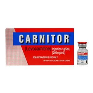 Carnitor Injection 200mg/mL SDV 5mL 5/Package