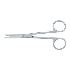 Iris Surgical Scissors Curved 4-1/2" Stainless Steel Disposable 20/Bx