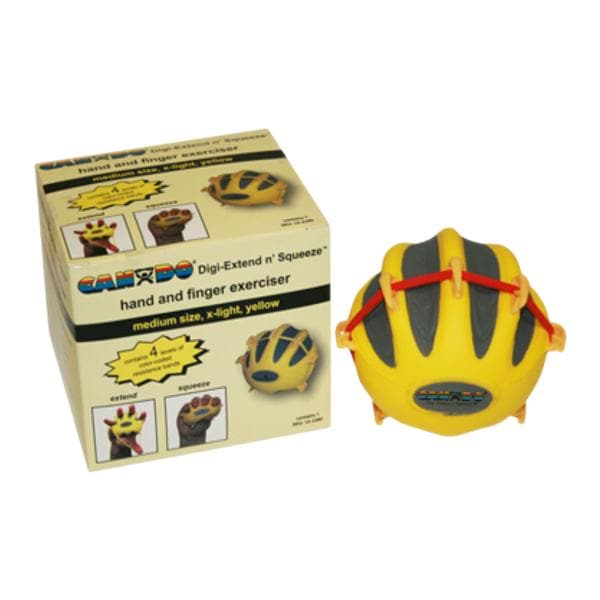 CanDo Digi-Extend n' Squeeze Hand Exerciser Yellow Ea