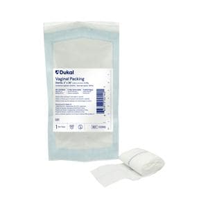 100% Woven Cotton Vaginal Packing 2x36" 4 Ply Sterile X-Ray Detectable Prwsh
