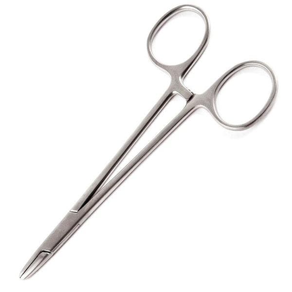 Econo Baumgartner Needle Holder Serrated Jaw 5-1/2" Stainless Steel 25/Bx
