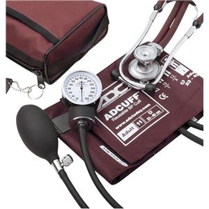 Pro's Combo II Sprague Aneroid Kit Reusable Adult Burgundy 2-Tube Ea