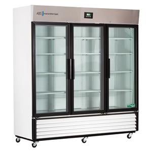 Premier Laboratory Refrigerator 72 Cu Ft 3 Glass Doors 1 to 10C Ea