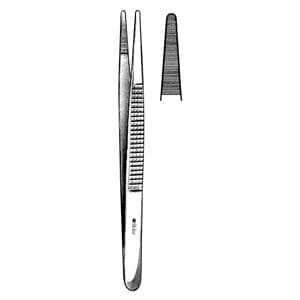 Bonney Tissue Forcep Straight 7" Ea