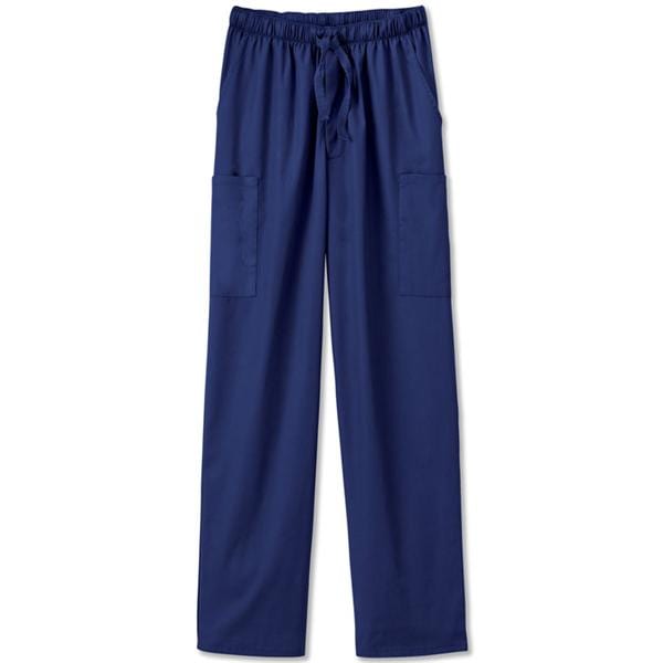 Fundamentals Scrub Pant 5 Pockets 4X Large Navy Unisex Ea