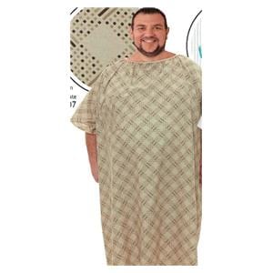 Fashion Seal ICU Gown Adult Tan Ea