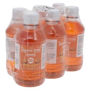 Glucose Tolerance Beverage Plastic Container Orange 50gm 6/Pk